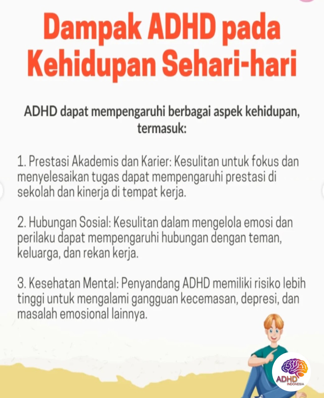 ADHD dan Hubungan Sosial Anak di Lingkungan Sekolah di Kabupaten Minahasa Utara
