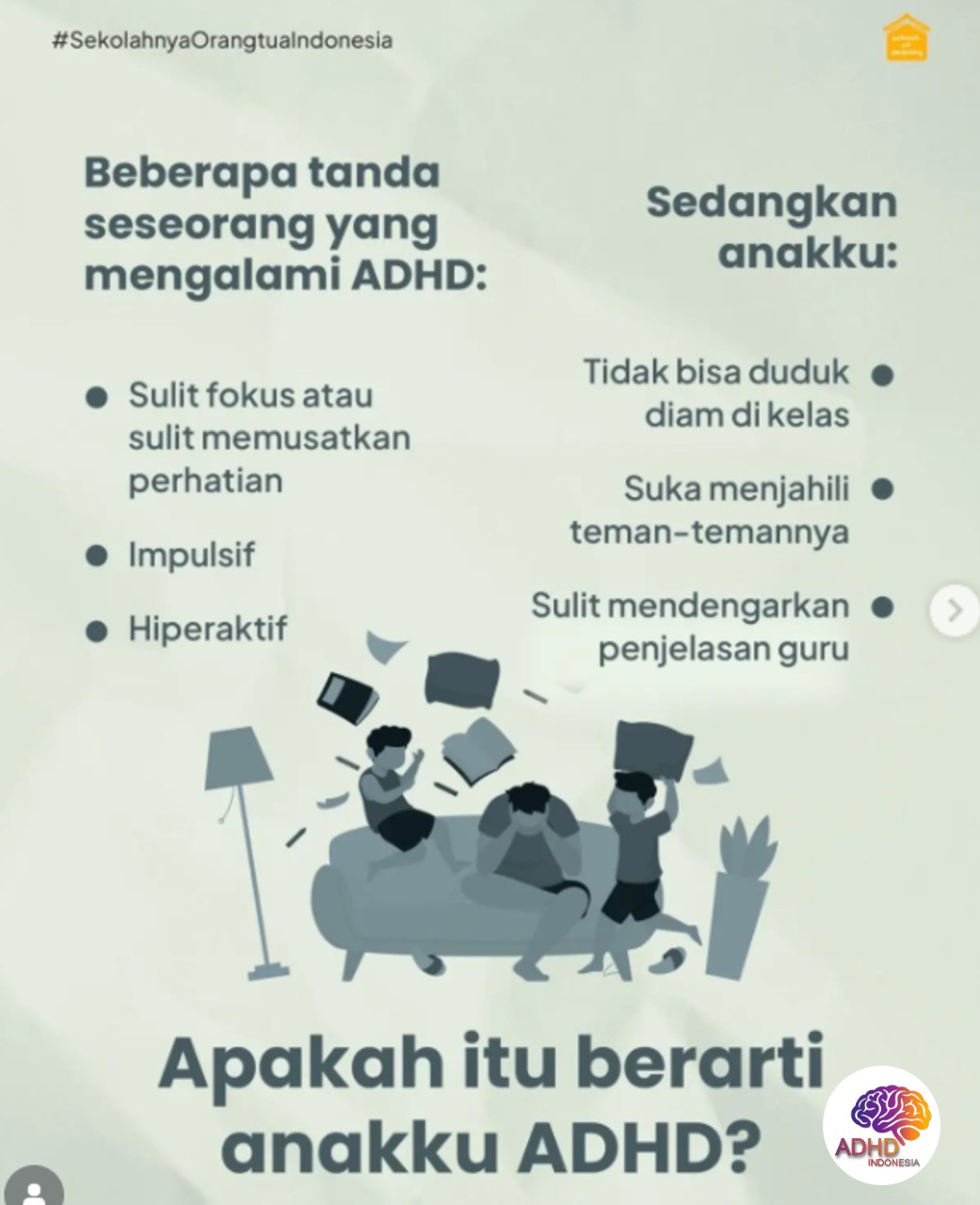 Ciri dan Gejala ADHD pada Anak Usia Dini di Kabupaten Minahasa Utara
