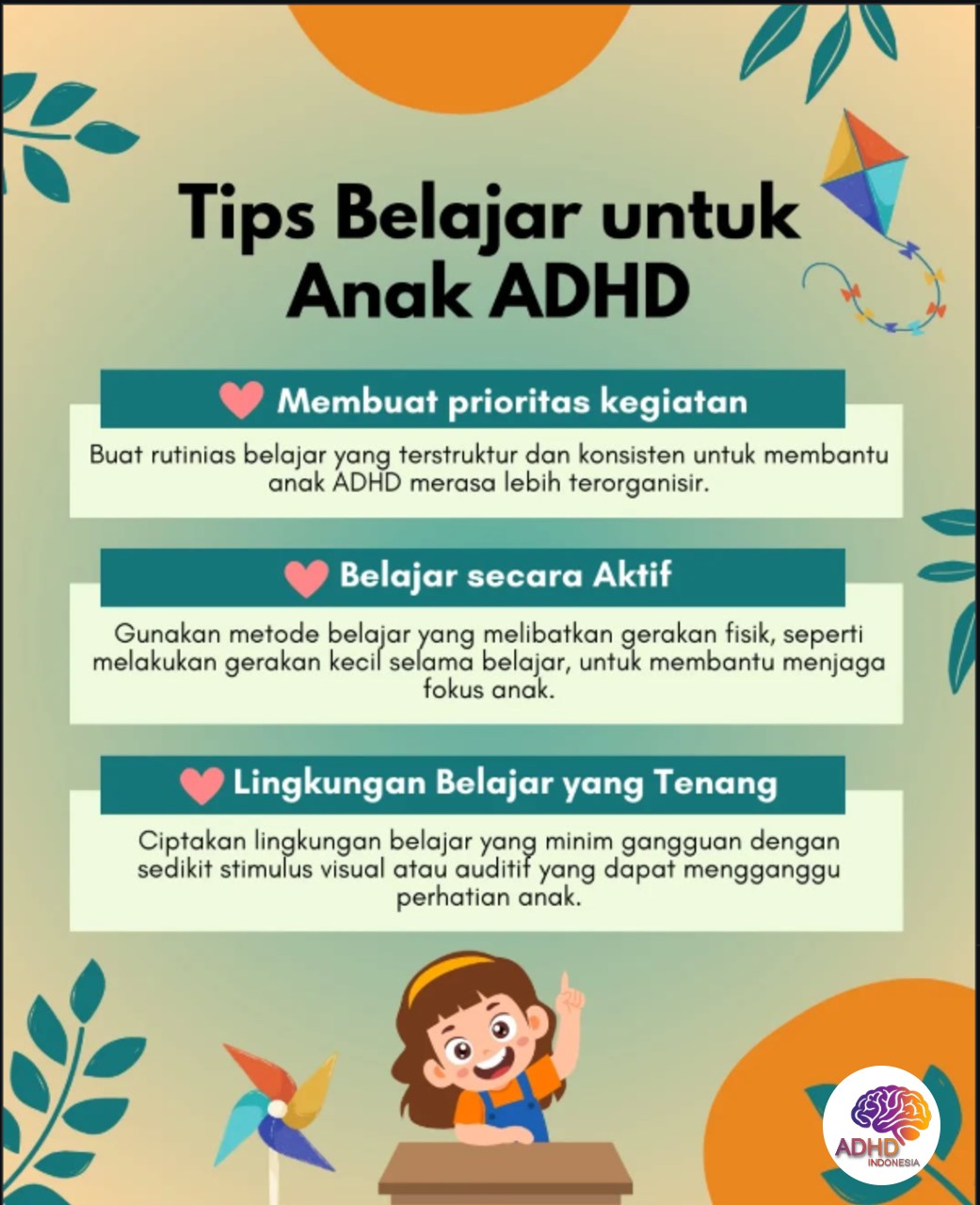 Strategi Belajar yang Cocok untuk Anak ADHD di Kabupaten Minahasa Utara